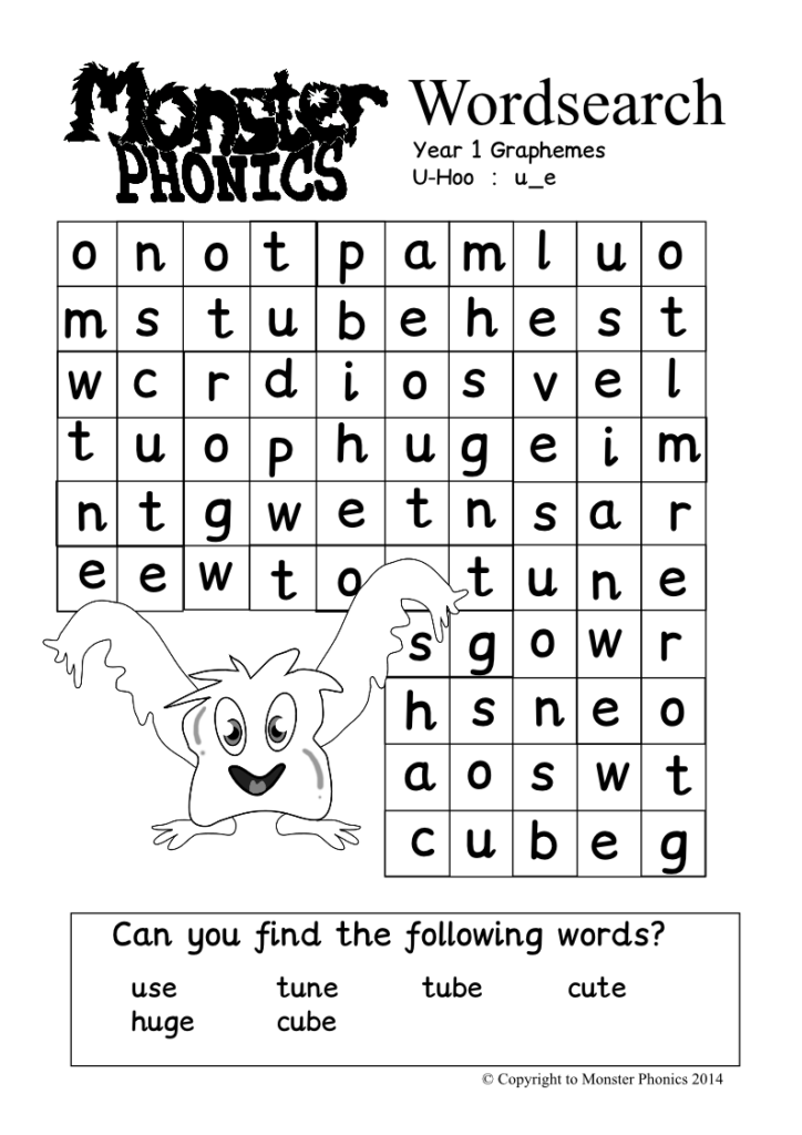 Free Phonics Worksheets &amp; Activities | Monster Phonics