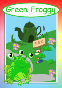 Green Froggy Poster