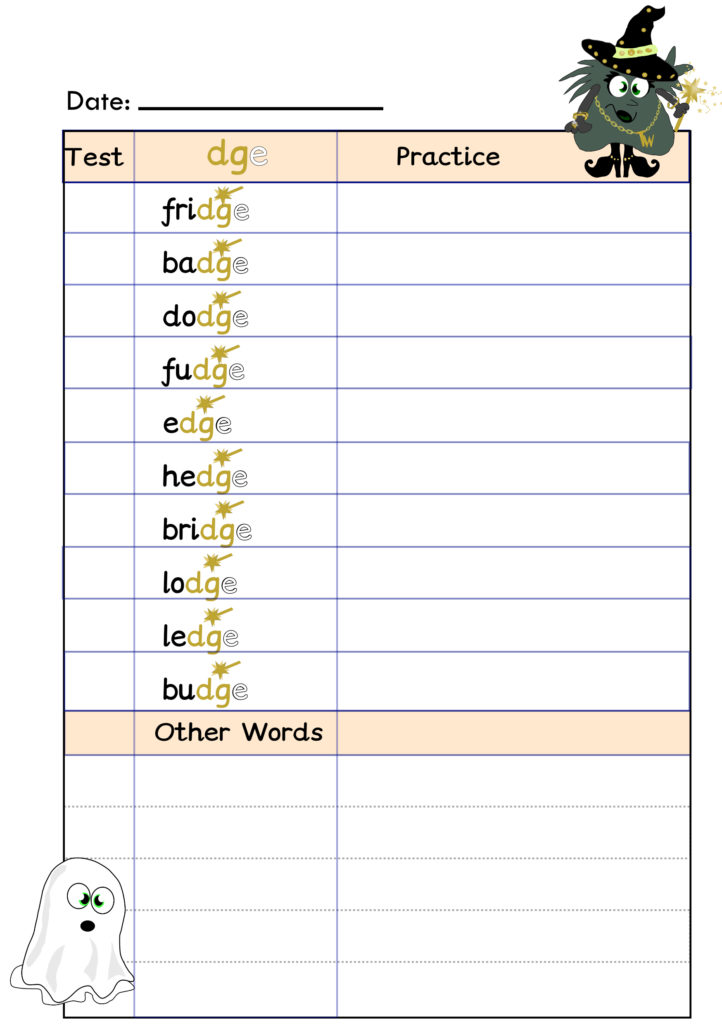 Spelling Log Book 2A (Year 2) Set Of 5 Monster Phonics