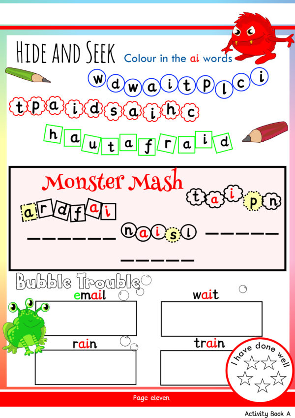 Free Phonics Worksheets & Activities Monster Phonics