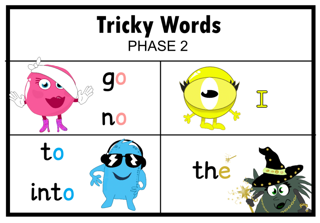 tricky words phase 2 Copy