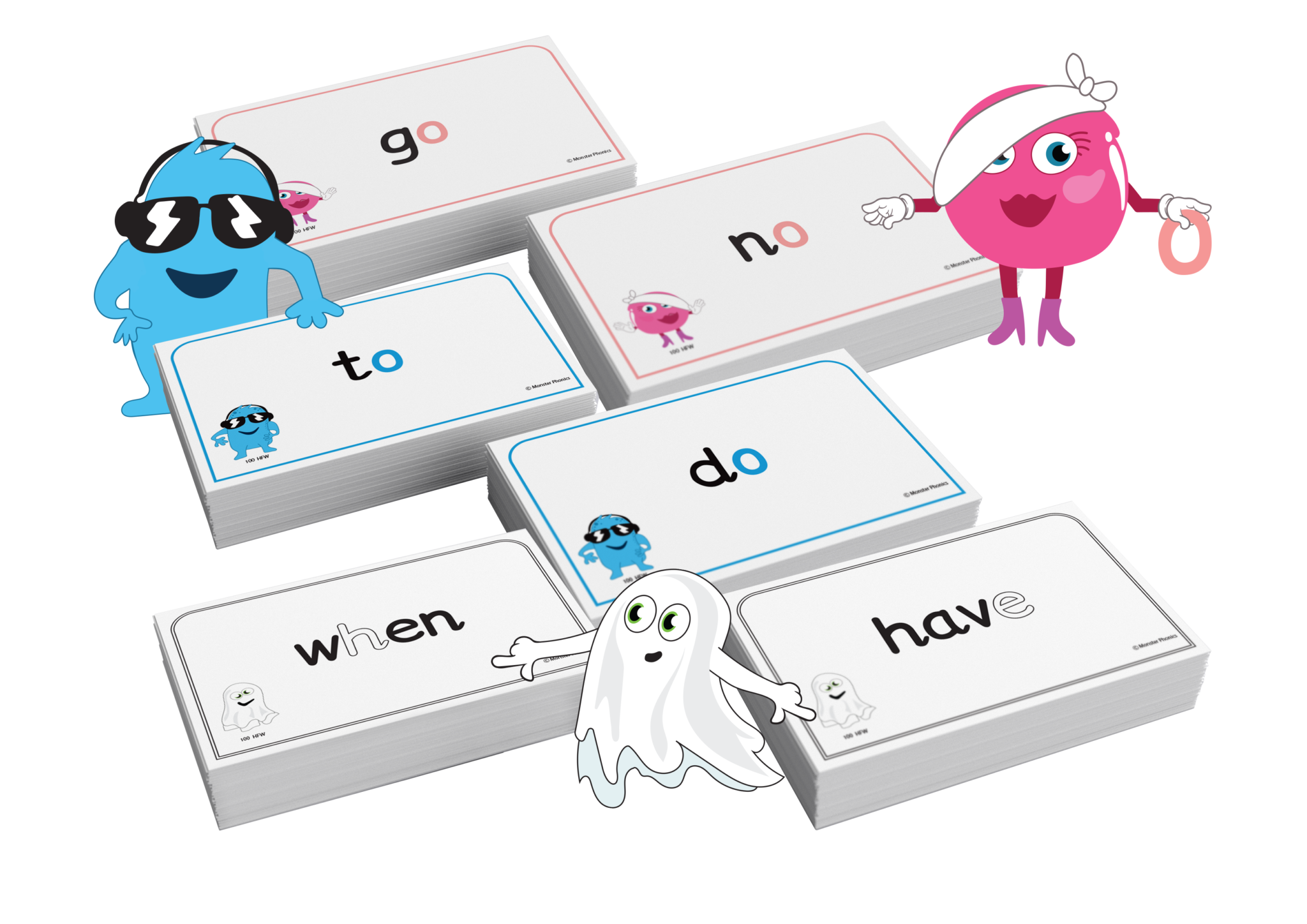 first-100-high-frequency-word-flashcards-monster-phonics