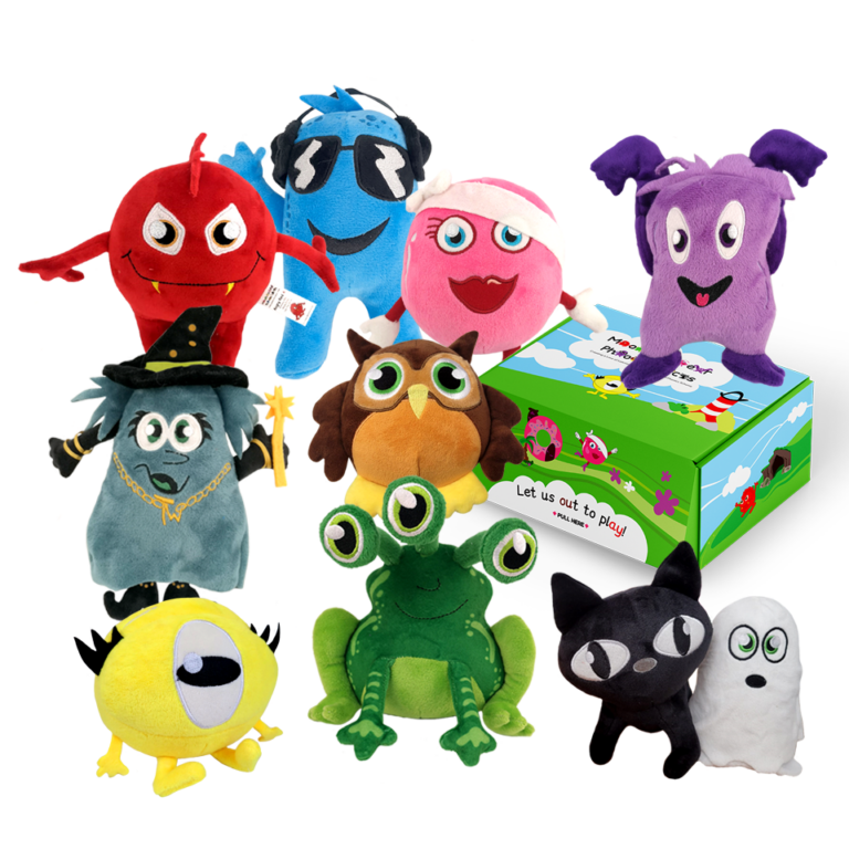 Set Of 10 Monsters Characters | Monster Phonics