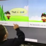 Child reading Monster Phonics eBook