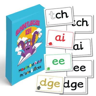 Monster Phonics grapheme flashcards