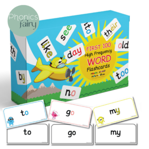 First 100 High Frequency Word Flashcards PHONICSFAIRY 1