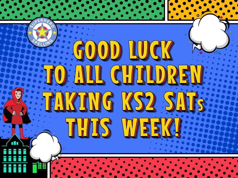 Good luck to all children taking KS2 SATs this week