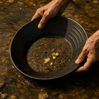 gold panning