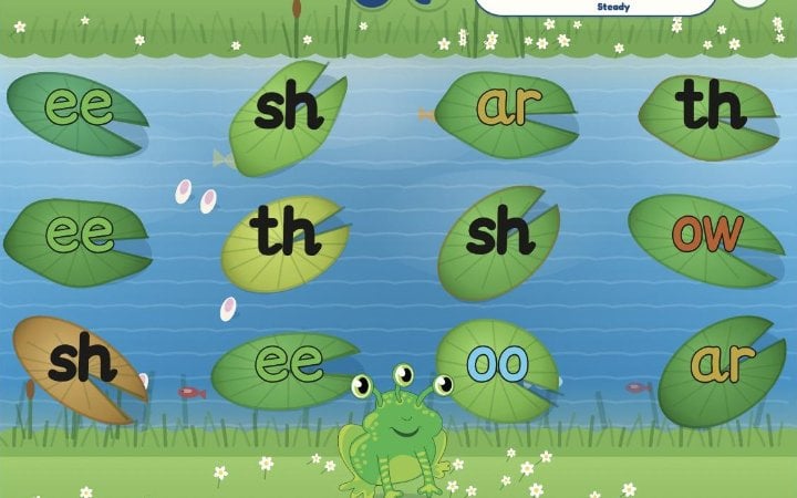 Green Froggy's Pond game